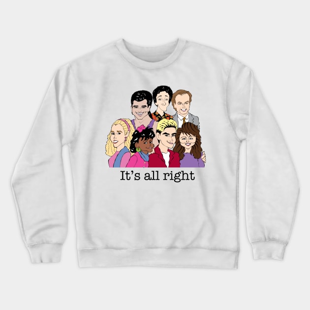 CLASSIC 80'S SITCOM Crewneck Sweatshirt by cartoonistguy